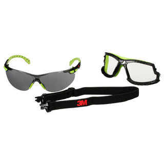 3M Solus 1000 Series S1202SGAF-TKT, Grn/Blk, Scotchgard Anti-Fog Coating