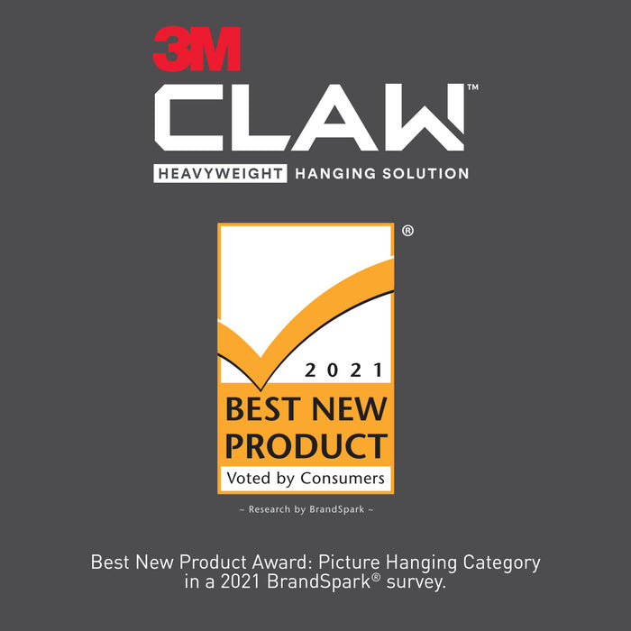 3M CLAW Drywall Picture Hanger 25 lb 3PH25-1ES, 1 hanger