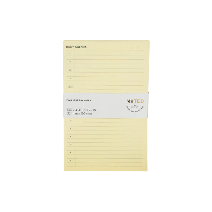 Post-it® Printed Notes NTD-58-YLW, 4.9 in x 7.7 in (124 mm x 195 mm)