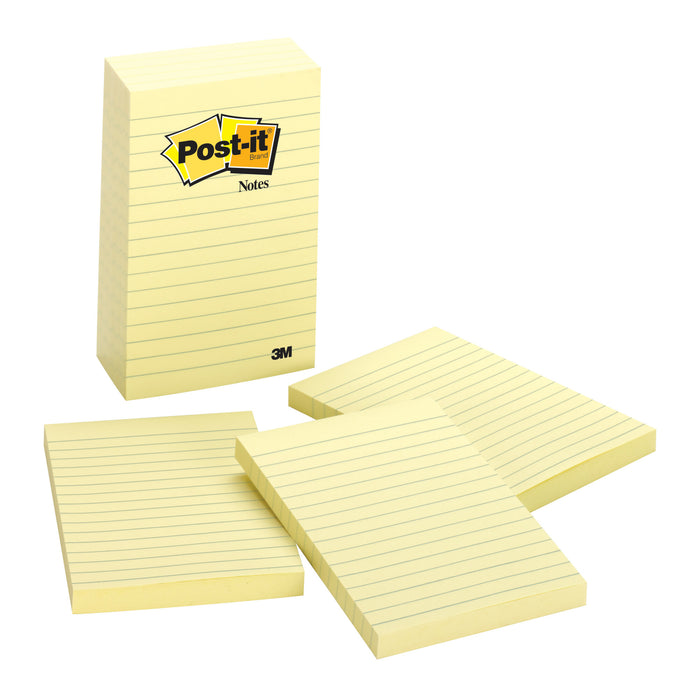 Post-it® Notes 660-5pk, 4 in x 6 in x 100 shts (101 mm x 152 mm)