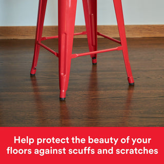 Scotch Custom Fit Felt Pads SP882-NA, Brown, 1.5 in, 20 ct