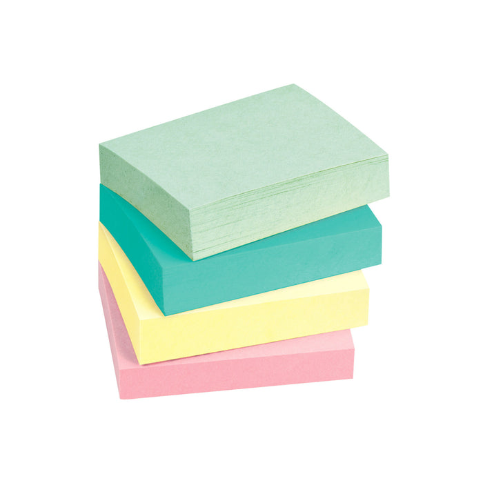 Post-it® Notes 653-AST, 1-3/8 in x 1 7/8 in (34,9 mm x 47