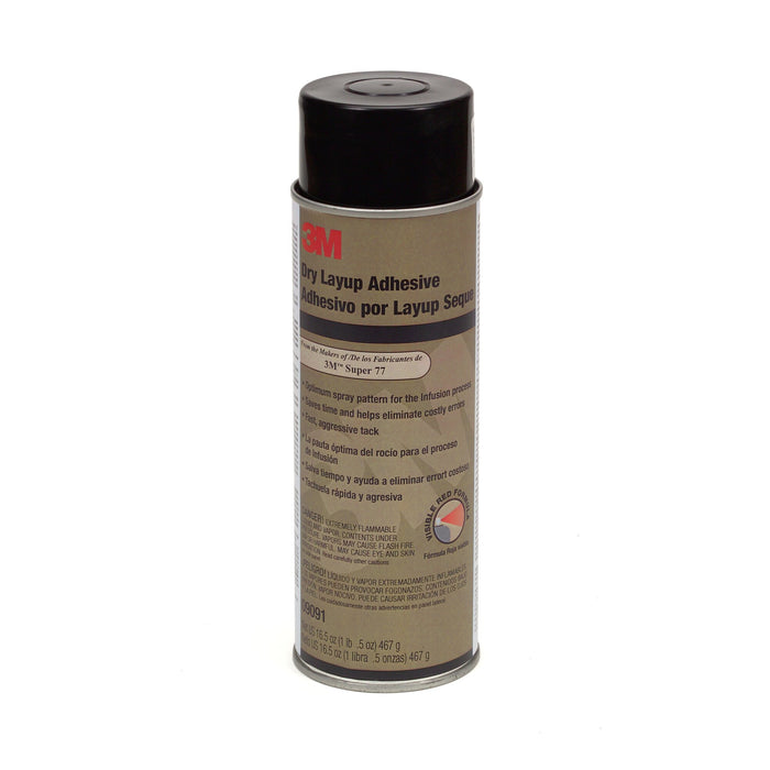 3M(TM)Wind Dry Layup Adhesive 09091, red, aerosol, 16.5oz