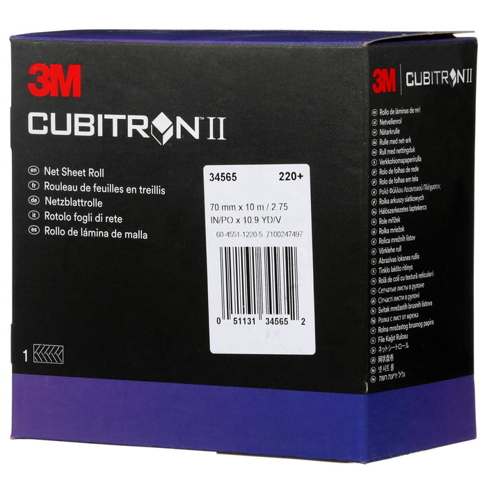 3M Cubitron II Net Sheet Roll 34565, 220+, 70 mm x 10 m