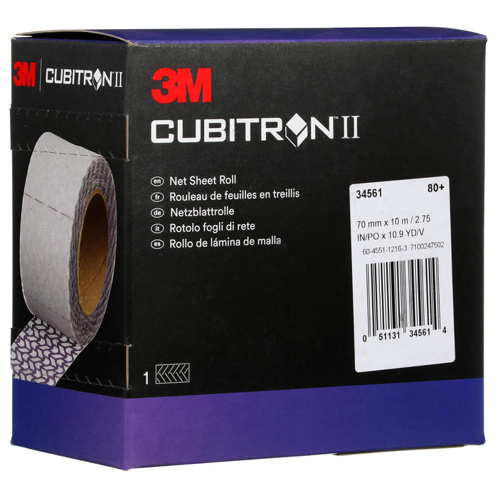 3M Cubitron II Net Sheet Roll 34561, 80+, 70 mm x 10 m