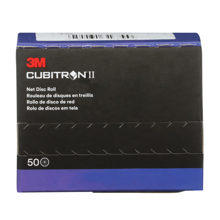 3M Cubitron II Net Disc Roll 31679, 80+, 3 in, 50 Discs/Roll