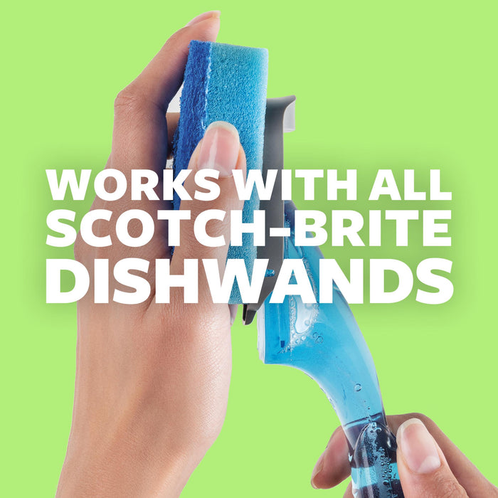 Scotch-Brite® Non-Scratch Dishwand Refill 483-7-RSC, 2 ea/pk