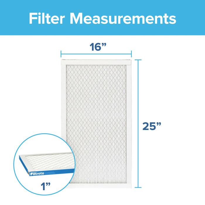 Filtrete High Performance Air Filter 1900 MPR UA01-4, 16 in x 25 in x 1 in