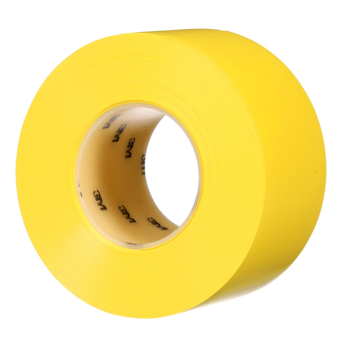 3M Durable Floor Marking Tape 971, Yellow, 3 in x 36 yd, 17 mil, 4 Rolls/Case