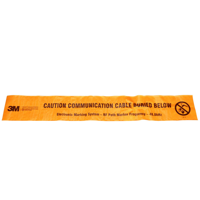 3M Electronic Marking System (EMS) Caution Tape 7901, Orange, 6 in, Telco