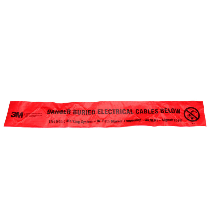3M Electronic Marking System (EMS) Warning Tape 7902-XT, Red, 4 in, Power, 500ft