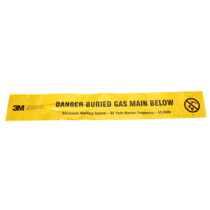 3M Electronic Marking System (EMS) Caution Tape 7905, Yellow, 6 in, Gas