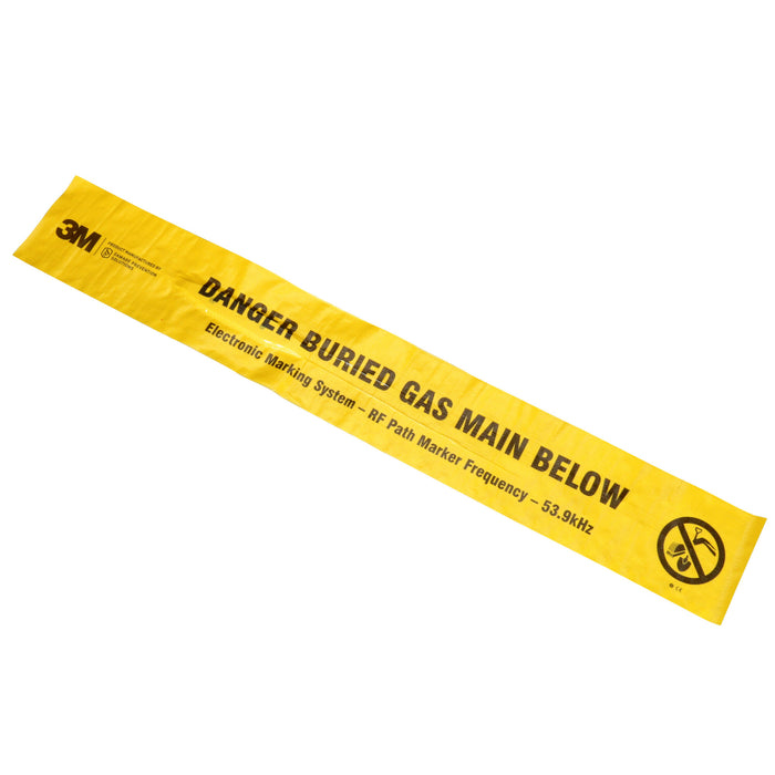 3M Electronic Marking System (EMS) Caution Tape 7905, Yellow, 6 in, Gas