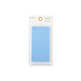 Post-it® Printed Notes NTD-36-BLU3, 2.9 in x 5.7 in (73 mm x 144 mm)
