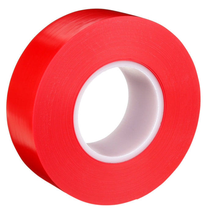 3M Durable Floor Marking Tape 971, Red, 2 in x 36 yd, 17 mil, 6 Rolls/Case