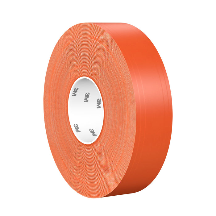3M Durable Floor Marking Tape 971, Orange, 2 in x 36 yd, 17 mil, 6 Rolls/Case