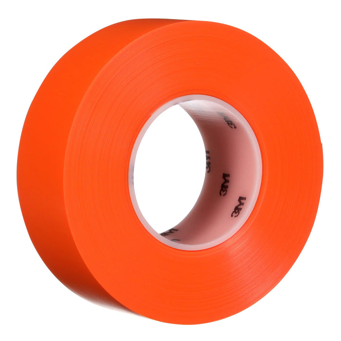 3M Durable Floor Marking Tape 971, Orange, 2 in x 36 yd, 17 mil, 6 Rolls/Case