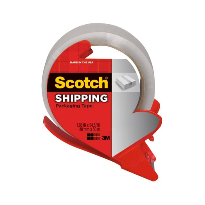 Scotch® Shipping Packaging Tape 3250-RD-36GC, 1.88 in x 54.6 yd (48 mm x 50 m)