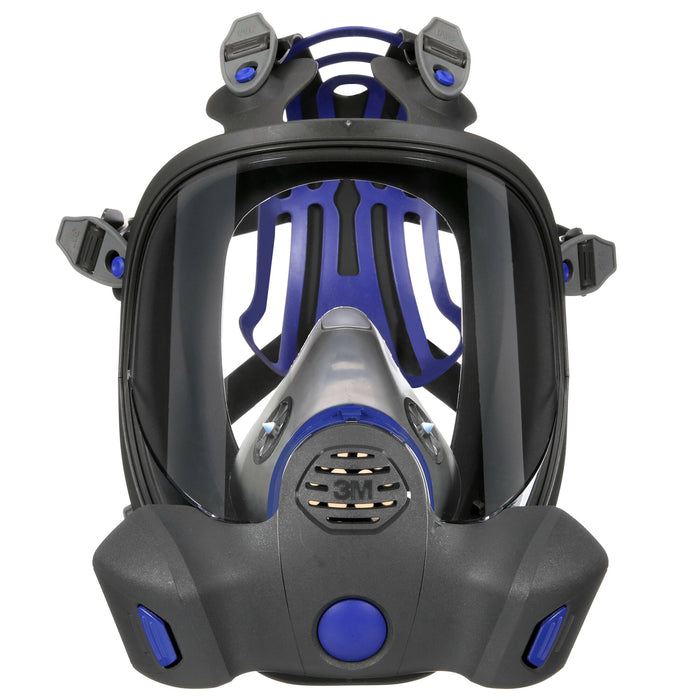 3M Secure Click Full Facepiece Reusable Respirator FF-802, Medium