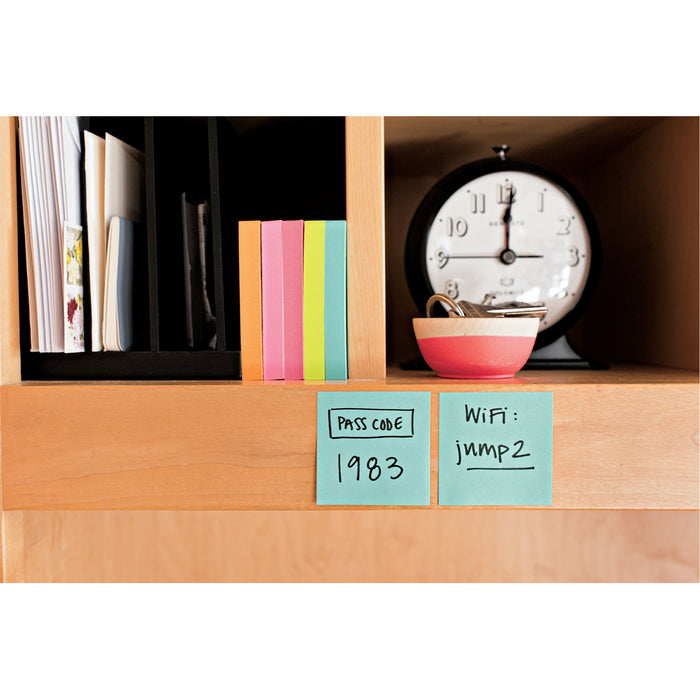 Post-it® Super Sticky Notes 622-8SSMIA, 1 7/8 in x 1 7/8 in (47.6 mm x 47.6 mm)