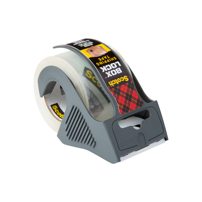 Scotch® Box Lock Packaging Tape 195-6-EF, 1.88 in x 22.2 yd (48 mm x 20.3 m)