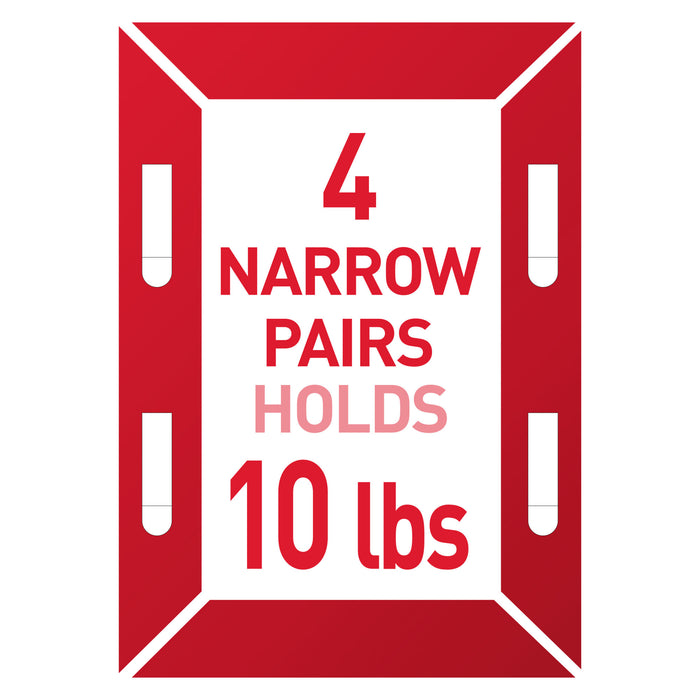 Command 10 lb Narrow Picture Hanging Strips Value Pack 17207-12ES, 12 Pairs