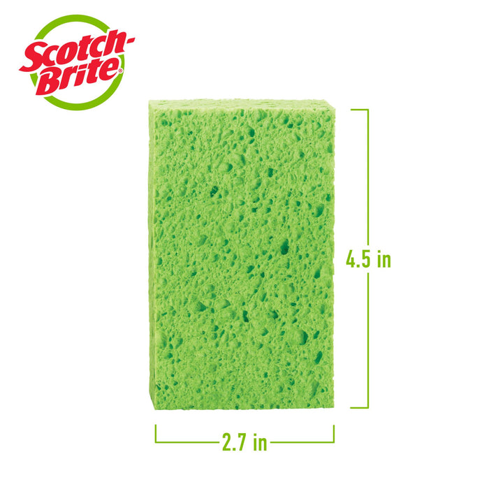 ocelo Scotch-Brite® Multi-Purpose Sponges 7274-10, 4.5 in x 2.7 in x 0.6 in
