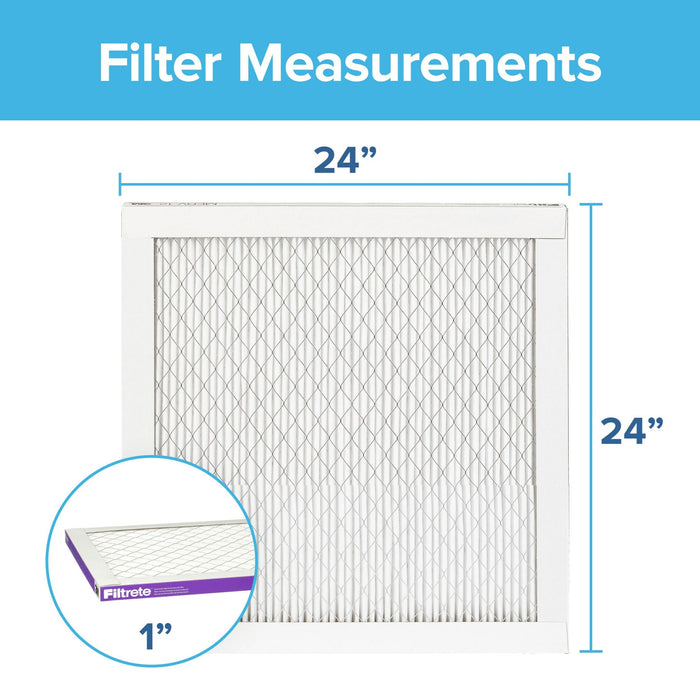 Filtrete High Performance Air Filter 1500 MPR 2012DC-6, 24 in x 24 in x 1 in