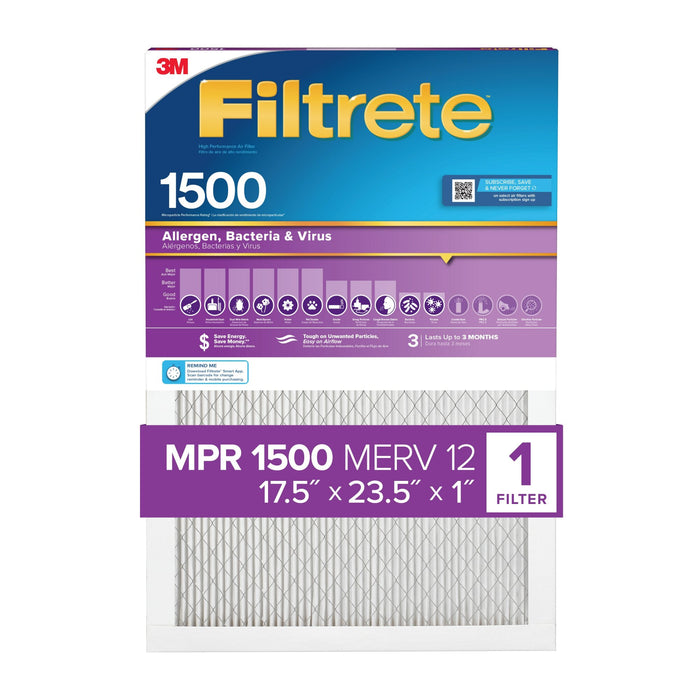 Filtrete High Performance Air Filter 1500 MPR 2029DC-4