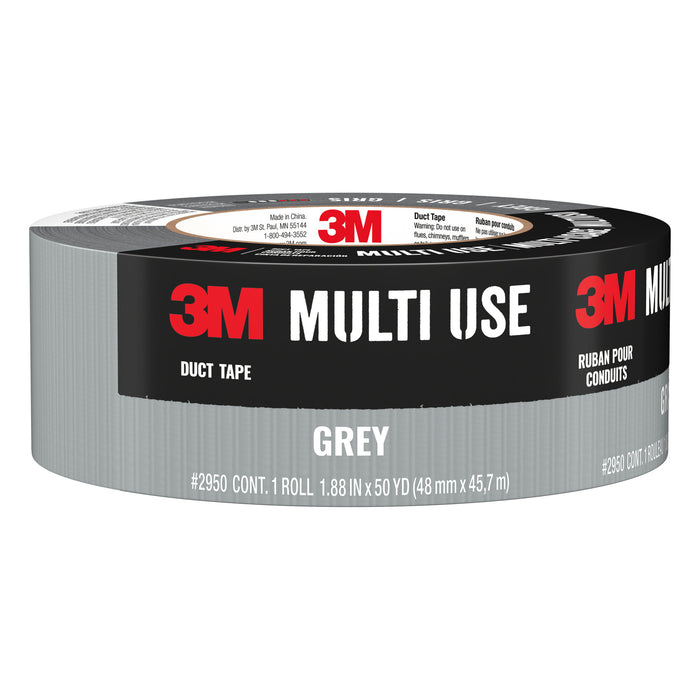 3M Multi-Use Duct Tape 2950, 1.88 in x 50 yd (48 mm x 45.7 m)