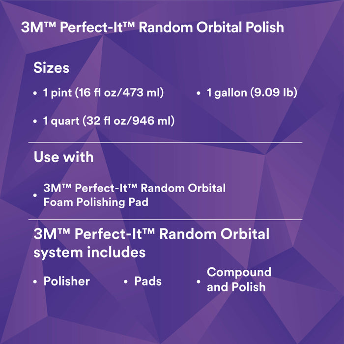 3M Perfect-It Random Orbital Polish 34135, 1 Gallon (9.09 lb)