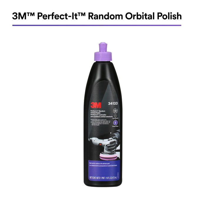 3M Perfect-It Random Orbital Polish 34133, 1 Pint (16 fl oz/473 mL)