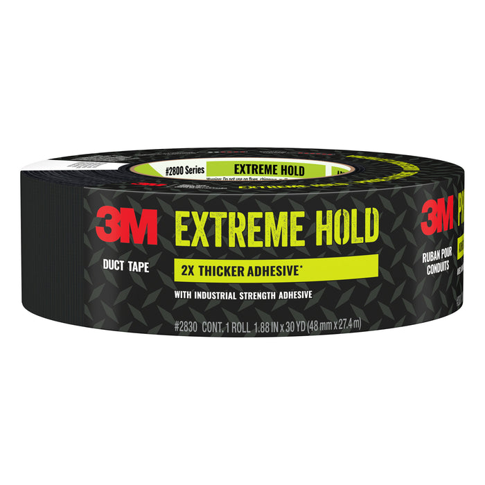 3M Extreme Hold Duct Tape 2830-B, 1.88 in x 30 yd (48 mm x 27.4 m)