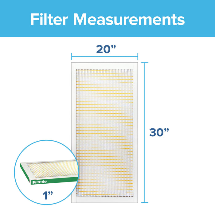Filtrete Electrostatic Air Filter 700 MPR 722-4PK-1E, 20 in x 30 in x 1 in