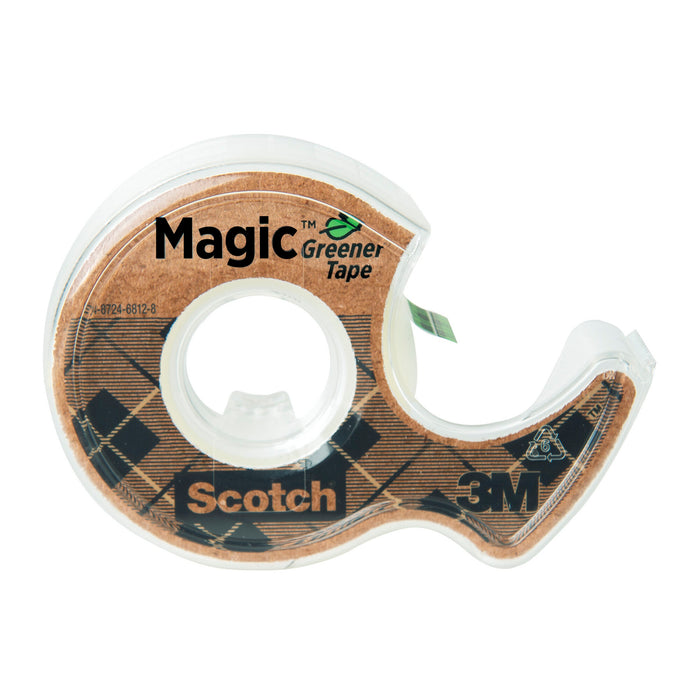 Scotch® Magic Greener Tape 123DM-2-EF, 0.75 in x 550 in (19 mm x 13.9 m)