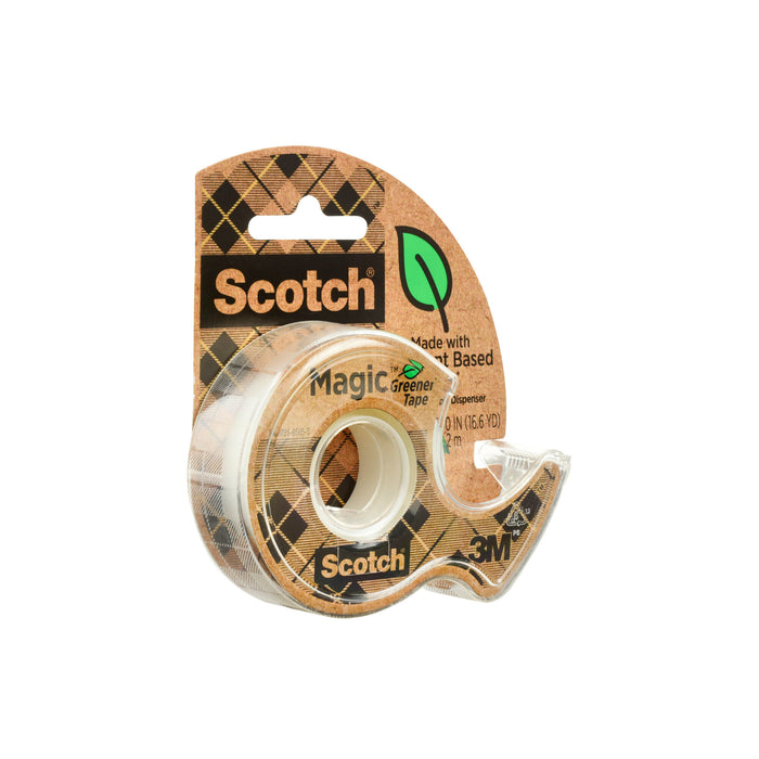 Scotch® Magic Greener Tape 6123-SIOC, 3/4 in x 600 in (19 mm x 15.2 m)