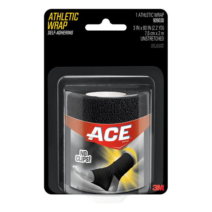 ACE Brand Black Athletic Wrap 909030, 3 in x 5 yd (76.2 mm x 4.57 m)