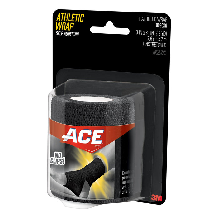 ACE Brand Black Athletic Wrap 909030, 3 in x 5 yd (76.2 mm x 4.57 m)
