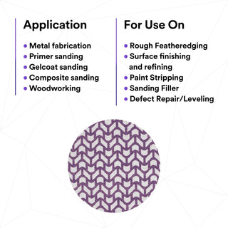 3M Xtract Cubitron II Net Disc 710W, 120+, 5 in x NH, Die 500X,
50/Carton