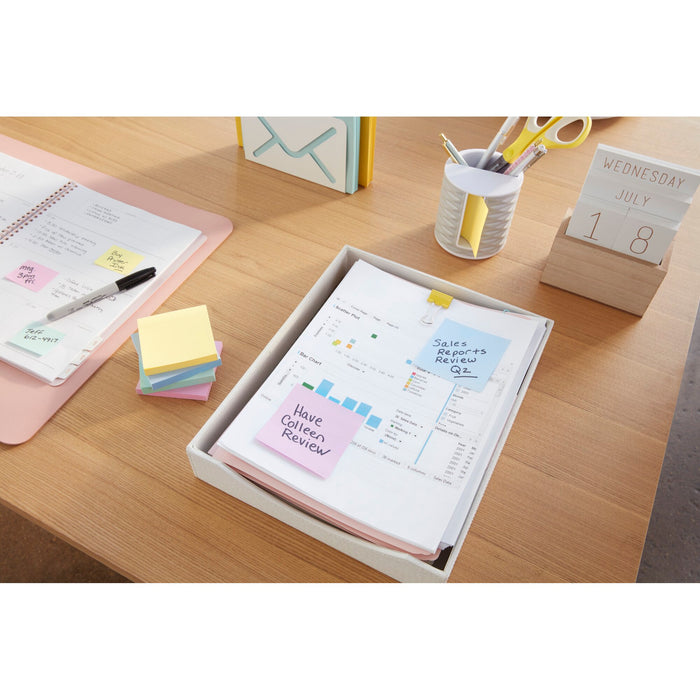Post-it® Super Sticky Recycled Notes 654R-24SSNRPCP, 3 in x 3 in