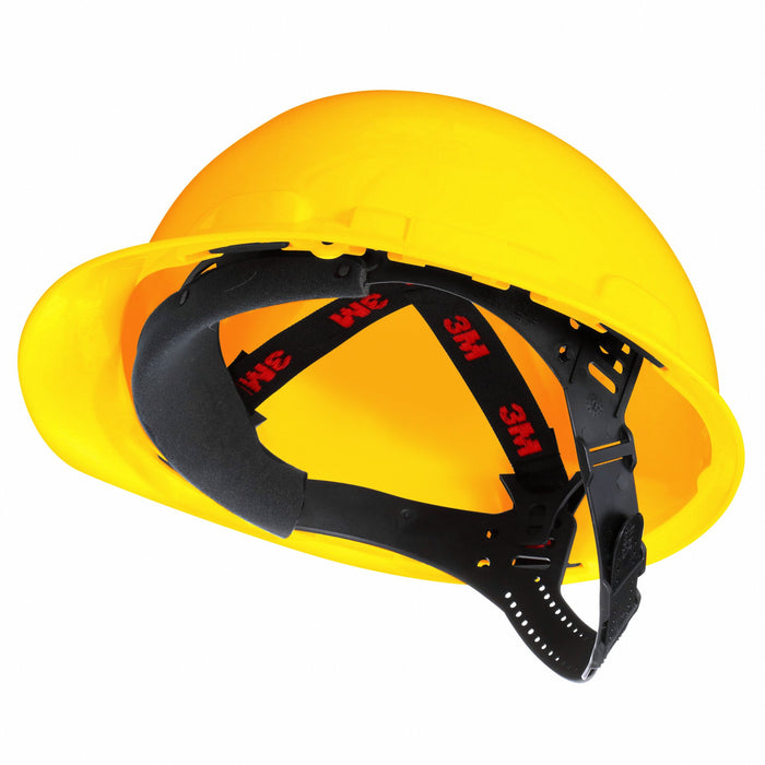 3M Vented Hard Hat CHHYH1-V-12-DC, with Pinlock Adjustment, Yellow