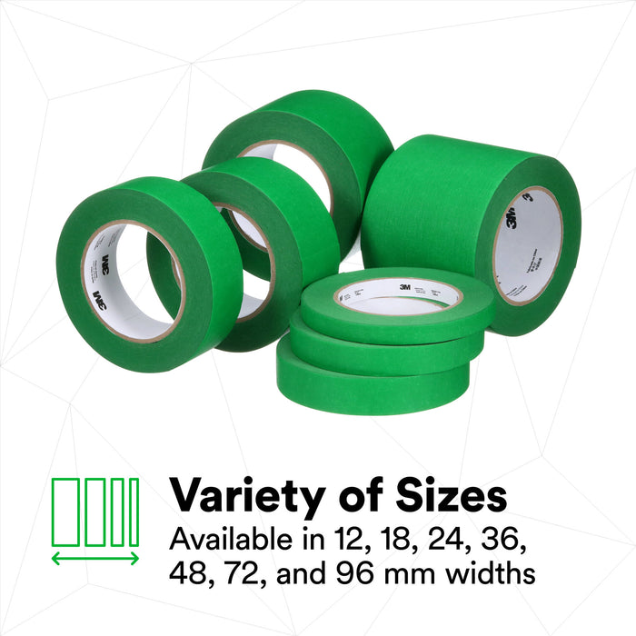 3M UV Resistant Green Masking Tape, 96 mm x 55 m