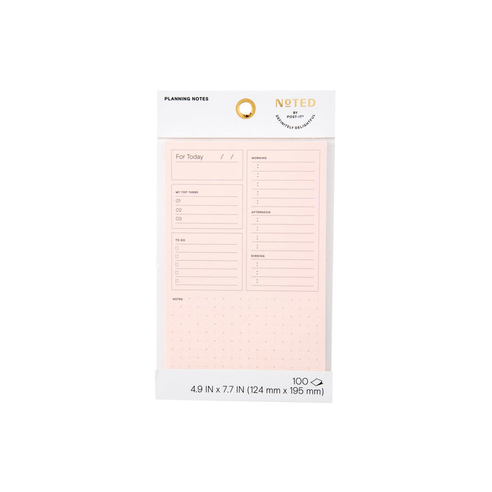 Post-it® Planning Notes NTD8-58-1, 4.9 in x 7.7 in (124 mm x 195.5 mm)