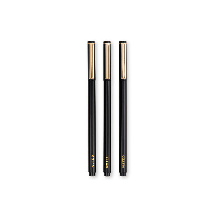 Post-it® 3pk Pens NTD8-PEN-BK, 3 Felt Tip Black Pens