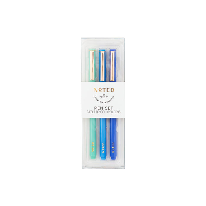 Post-it® 3pk Pens NTD8-PEN-2, 3 Felt Tip Colored Pens