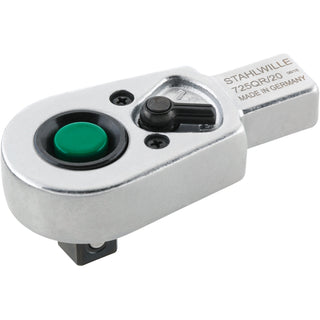 Stahlwille 58253020 725QR QuickRelease 1/2" ratchet insert tool