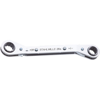 Stahlwille 41553234 26a Ratchet ring Spanner, 1/2" x 9/16"