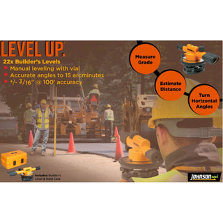 Johnson 40-6900 22X Builder's Level