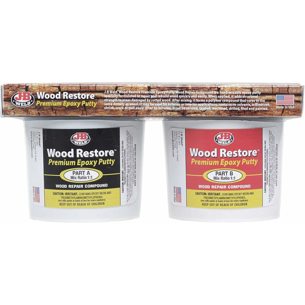 J-B Weld 40007 Wood Restore Premium Epoxy Putty, 64 oz. – EIO.com