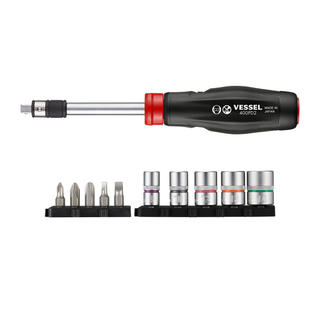 Vessel Tools 400PD21U 2-Way Power Driver, 11 Pc.